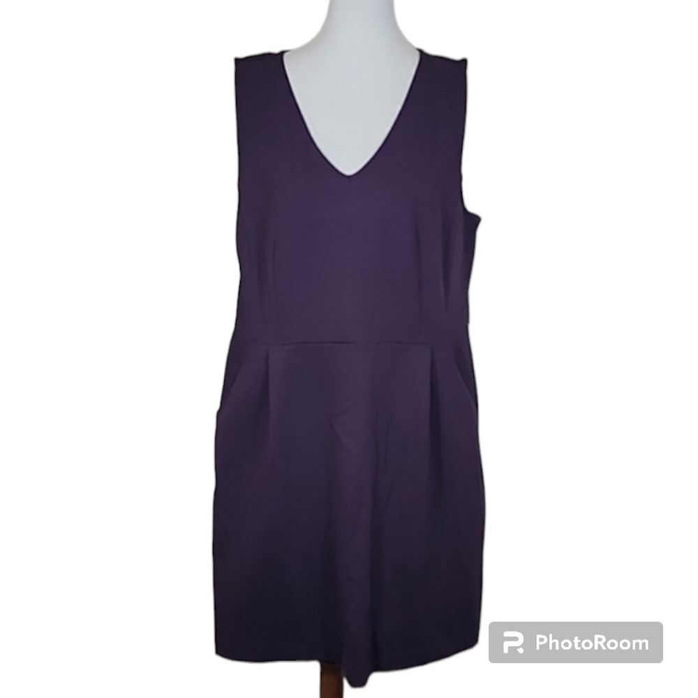 Maison Jules Plum Perfect midi dress NWT size XXL